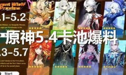 原神4 2卡池爆料最新,神秘新角色登场，元素交织的冒险即将开启